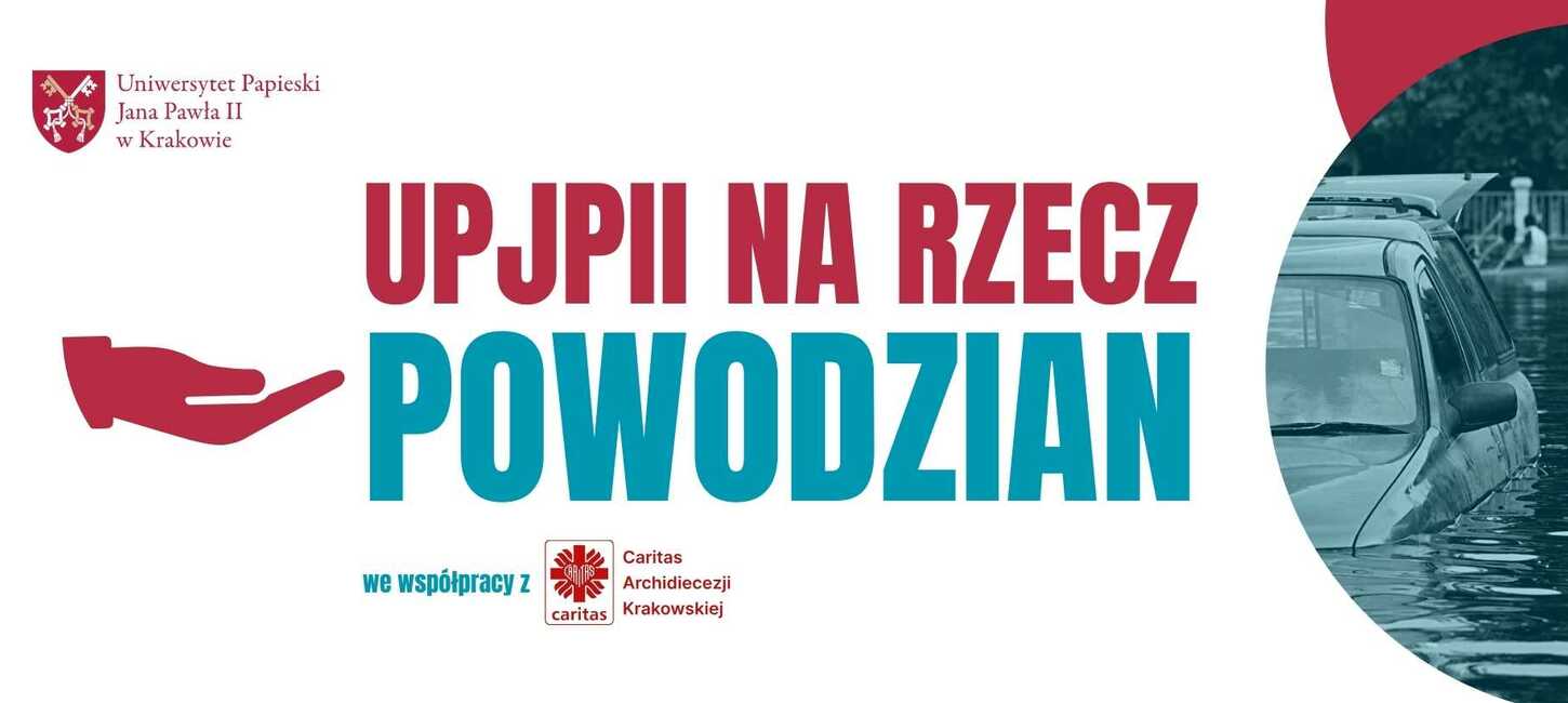 UPJPII na rzecz powodzian z Caritas Archidiecezji Krakowskiej